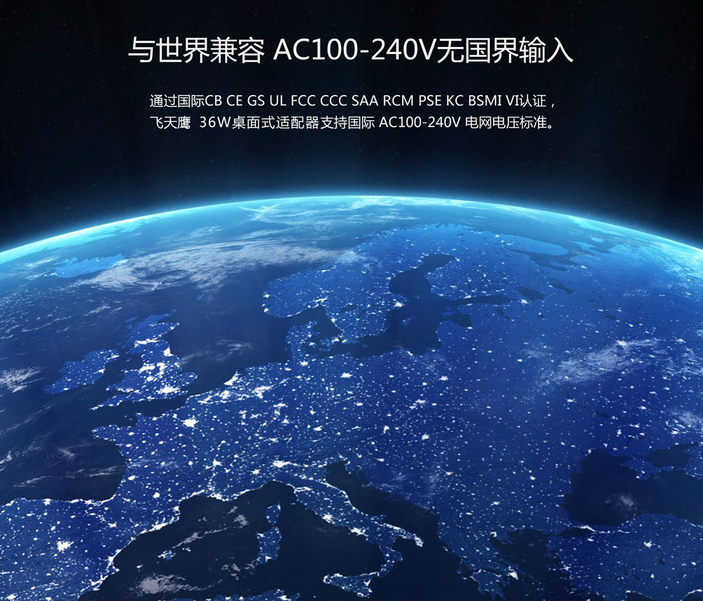 12V3A 桌面式電源適配器