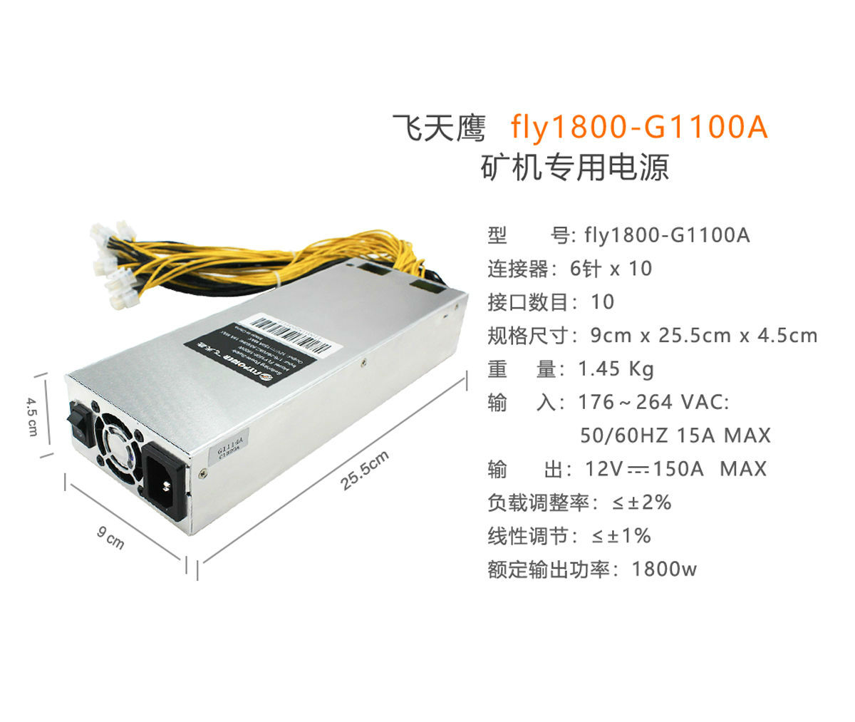 1800W礦機電源
