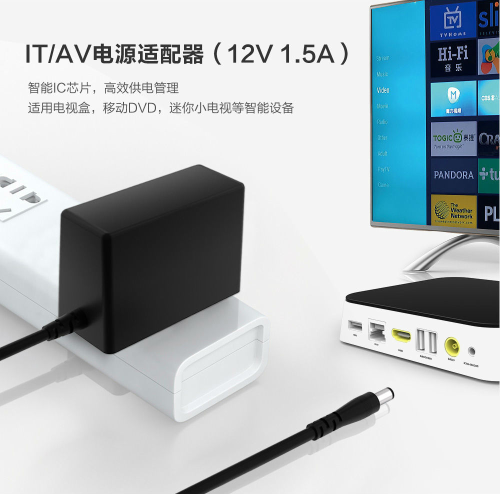 12V1.5A電源適配器 12V1.5A電源適配器